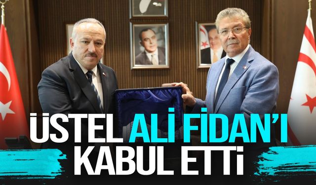 Başbakan Üstel, TC Emniyet Genel Müdürü Ali Fidan’ı kabul etti