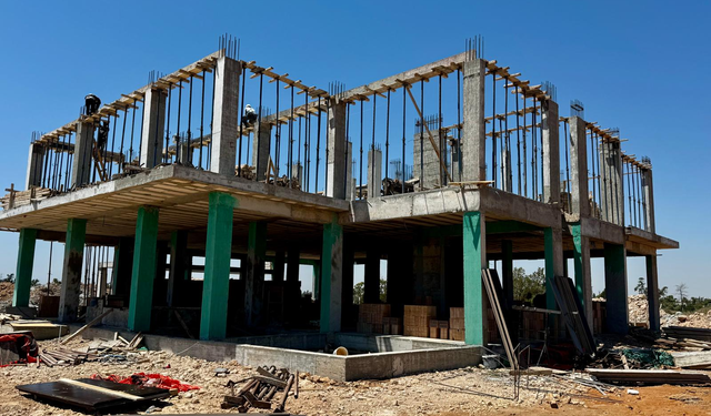 KIB-TEK'in İskele Amirlik Binası'nda çalışmalar planlananın önünde ilerliyor