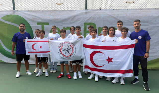 Gönyeli Tenis Kulübü’nden 12 sporcu Tiflis’te uluslararası turnuvada
