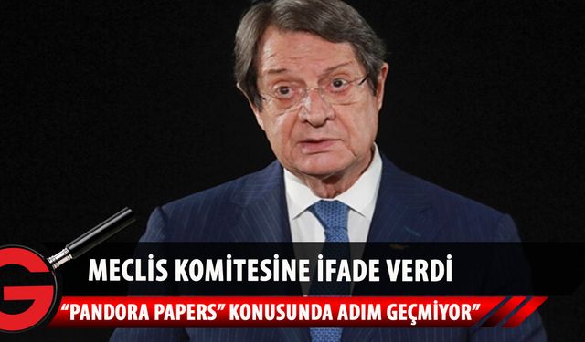 Rum Yönetimi Başkanı Nikos Anastasiadis, “Pandora Papers” adıyla kamuoyunda yer alan iddialarda adının geçmesi konusunda Meclis Kurumlar Komitesi’ne yazılı ifade verdi