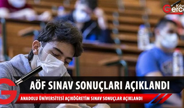 Açıköğretim sınav sonuçları açıklandı