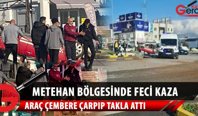Lefkoşa Metehan bölgesinde kaza