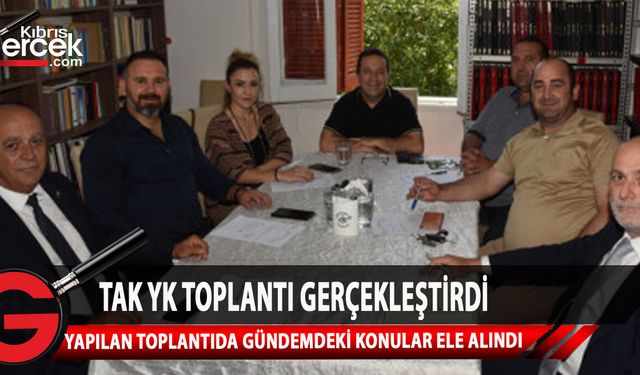 Türk ajansı-Kıbrıs (TAK) Yönetim Kurulu toplandı