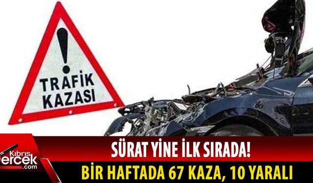 Haftalık trafik raporu açıklandı