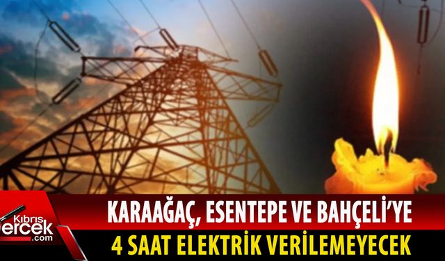 Elektrik kesintisine dikkat!