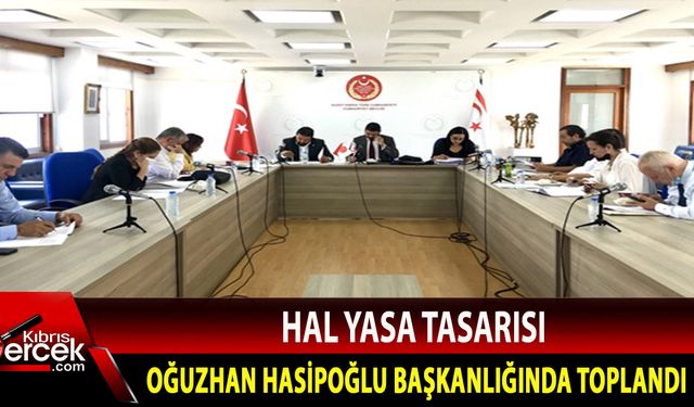 Hal yasa tasarısı Oğuzhan Hasipoğlu Başkanlığında toplandı