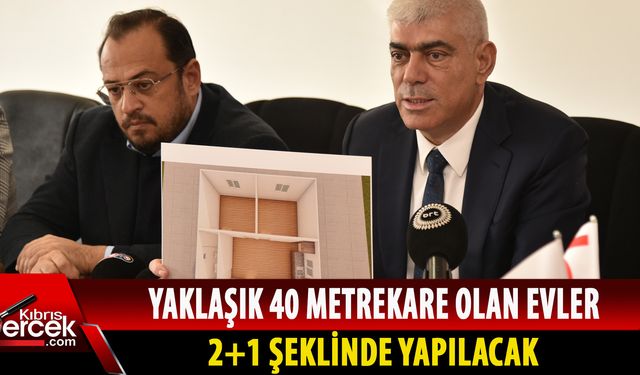 Kıbrıs Türk Dayanışma Platformu Türkiye'deki depremzedelere konteyner ev yapılması için ilk adımı attı