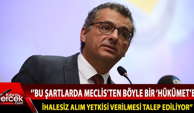 Tufan Erhürman sosyal medya hesabı üzerinden eleştirdi
