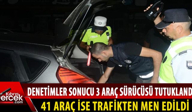 Trafik denetimleri devam ediyor