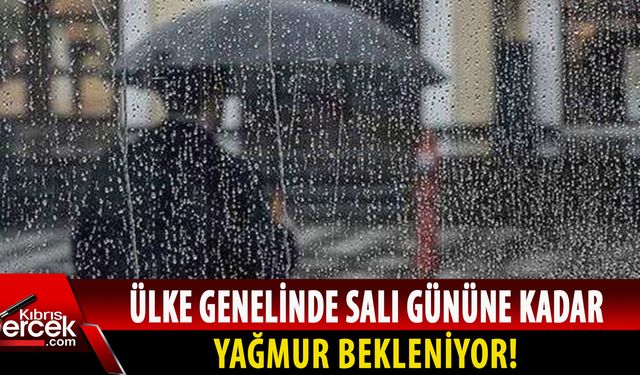 Meteoroloji Dairesi duyurdu