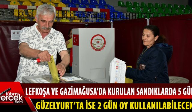 Türkiye'deki Cumhurbaşkanlığı seçimi ikinci turu için KKTC’de oy verme işlemi yarın başlıyor