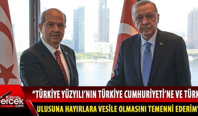 Cumhurbaşkanı Tatar’dan, seçimi kazanan Türkiye Cumhurbaşkanı Erdoğan’a kutlama
