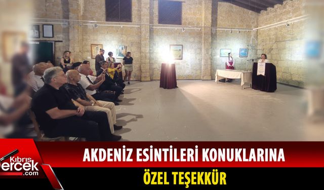 Kültür Dairesi Akdeniz Esintileri Perşembe Sohbetleri konuklarına teşekkür belgesi verdi
