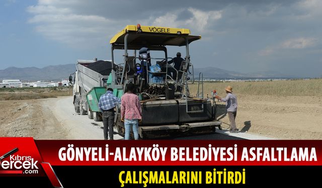 Alayköy Organize Sanayi Bölgesi’nden Alayköy’ün içerisine 1300 metre asfaltlandı