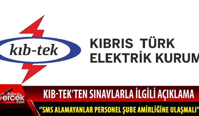 KIB-TEK sınav salonlarını tüm adaylara duyurduğunu bildirdi