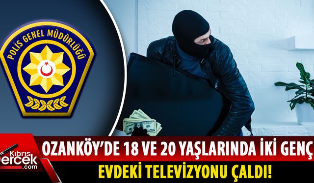 Ozanköy'de hırsızlık: 2 kişi tutuklandı!