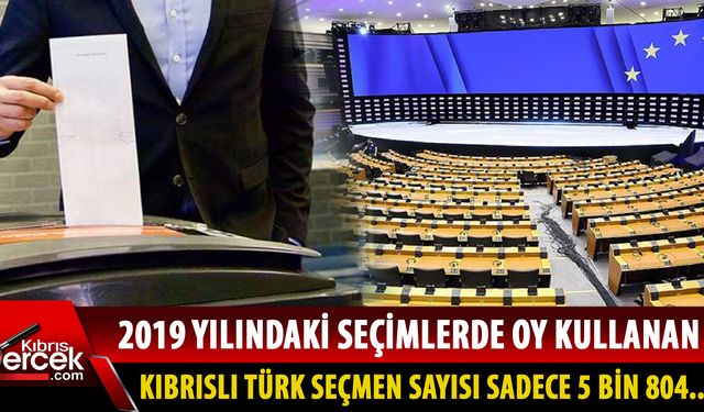 570 bin Kıbrıslı Rum, 83 bin Kıbrıslı Türk'ün AP seçiminde oy kullanma hakkı var!