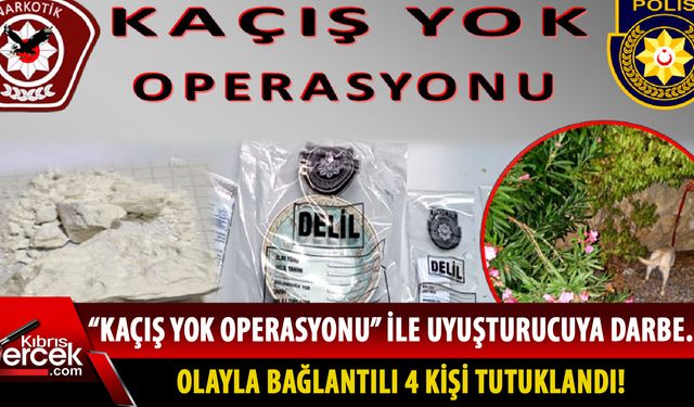 Çatalköy ve Gazimağusa’da uyuşturucu operasyonu…