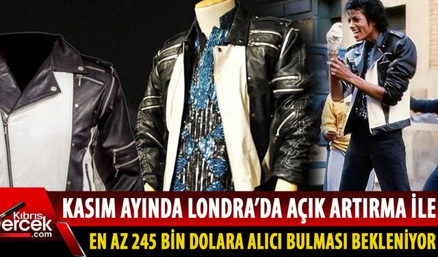 Michael Jackson'ın ikonik ceketi açık artırmaya çıkarılacak