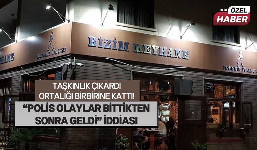 Gönyeli'de olaylı gece!