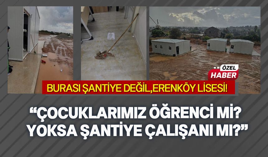 Erenköy Lisesi'nde vahim durum!