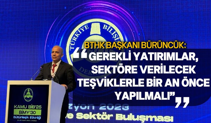 BTHK Başkanı Bürüncük, Türkiye Bilişim Derneği etkinliğinde konuşma yaptı