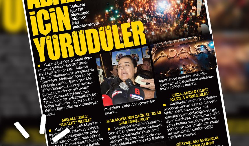 1 ARALIK 2023 KIBRIS GERÇEK MANŞET