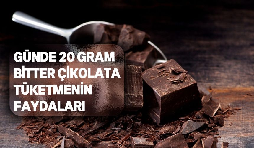 Bitter çikolatanın faydaları: Kanser ve Alzheimerdan korur