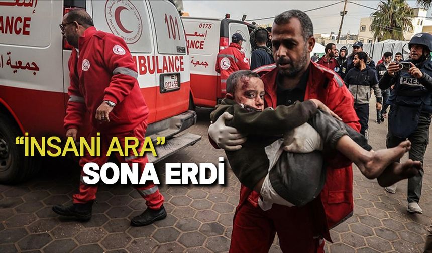 İsrail ordusu Gazze Şeridi'ne saldırıların yeniden başladığını duyurdu