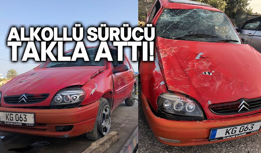 Bafra - Çayırova Anayolu'nda kaza! 1 yaralı, 1 tutuklu!