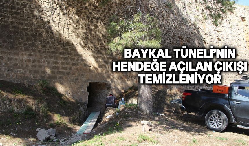 Gazimağusa’da Barış Harekatı'nda halkın Suriçi'ne girişinin sağlandığı tünelde çalışma başlatıldı