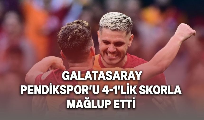 Galatasaray üst üste 14. galibiyetini aldı