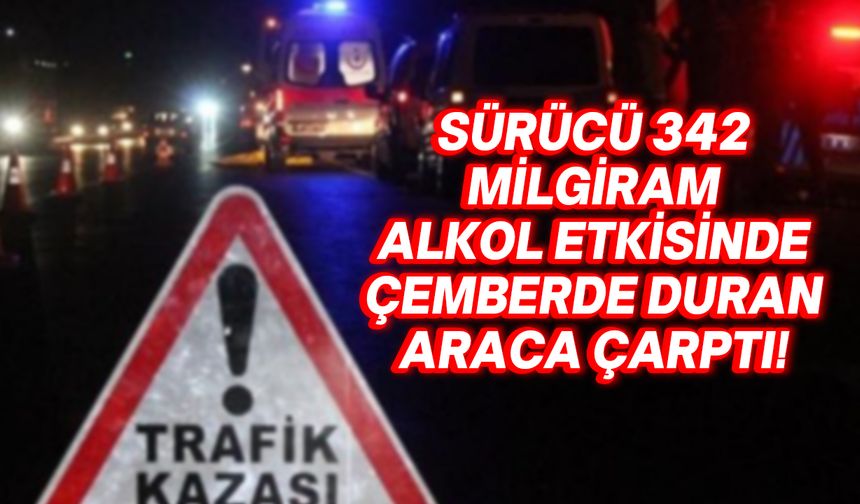 Gazimağusa- Karpaz Anayolu'nda korkutan kaza!
