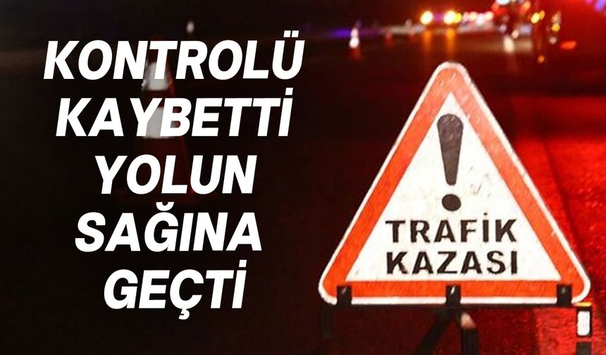 Gazimağusa-Karpaz Anayolu’nun 20-21’inci kilometrelerinde kaza: 2 yaralı!