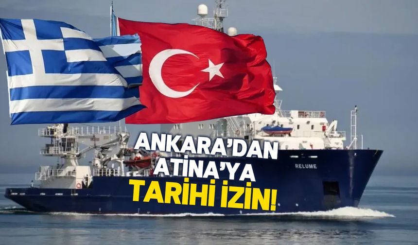 Yunan makamları kablo döşeme gemisinin faaliyetleri için Ankara’dan izin istedi