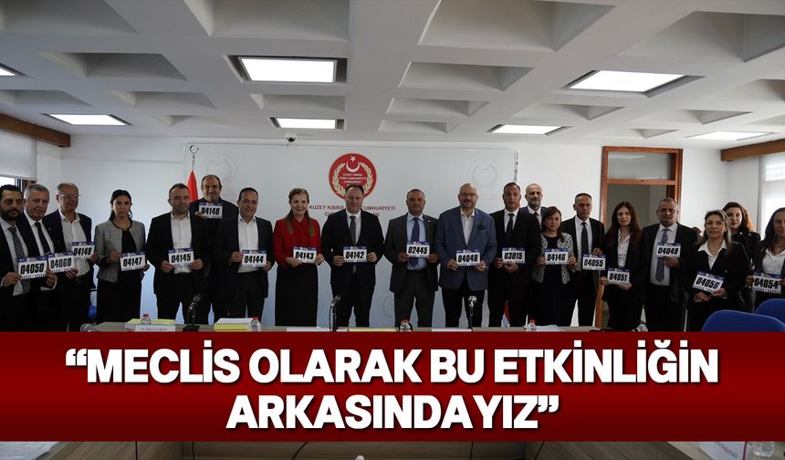 Cumhuriyet Meclisi’nden Lefkoşa Maratonu’na destek