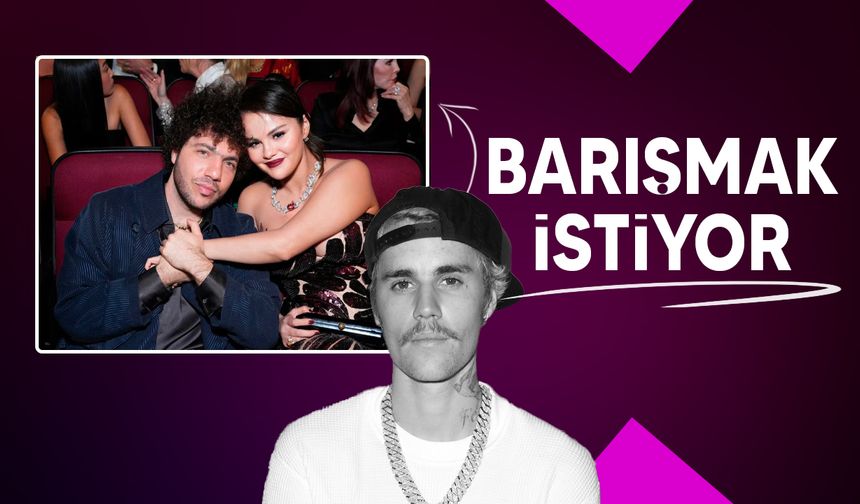 Justin Bieber, Selena Gomez ve Benny Blanco ile barışmak istiyor