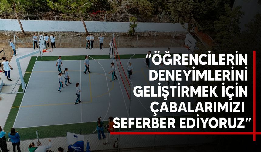 Lefkoşa'da iki ve Girne'de bir okula çok amaçlı spor tesisi kuruldu