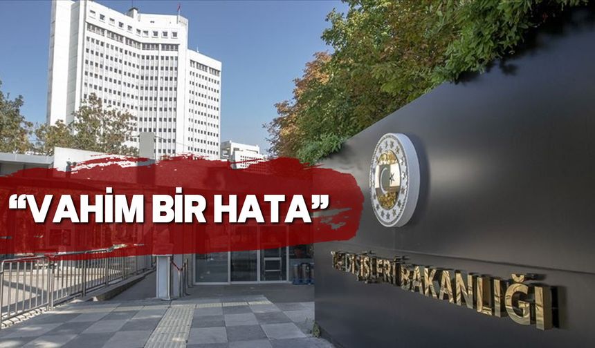 TC Dışişleri Bakanlığı, ABD'nin Rumlara silah satışı kararını kınadı