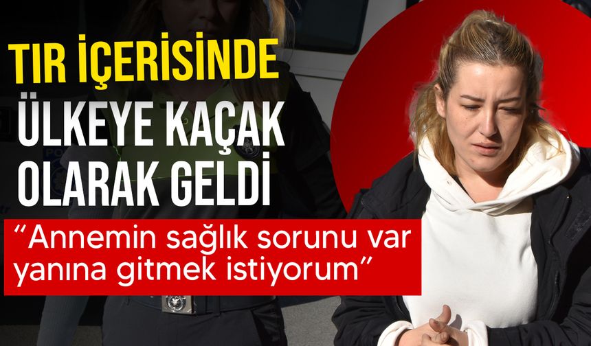 Ülkeye tır dorsesinde giriş yapan şahıs mahkemeye çıkarıldı!