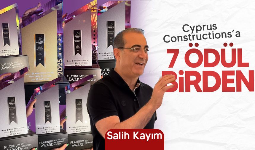 Cyprus Constructions, Property NC Awards'ta 7 ödül birden kazandı