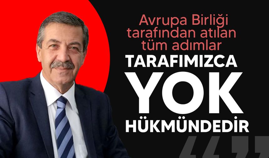 Ertuğruloğlu: “Temsilci atanmasını tanımamız, meşru görmemiz söz konusu değil”
