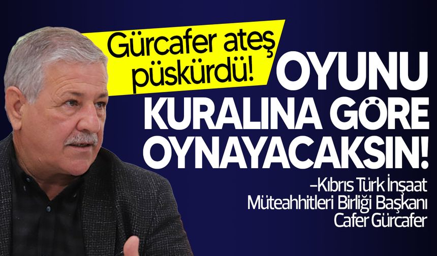 Gürcafer: "Bu kriz umarım bizi masaya götürür"