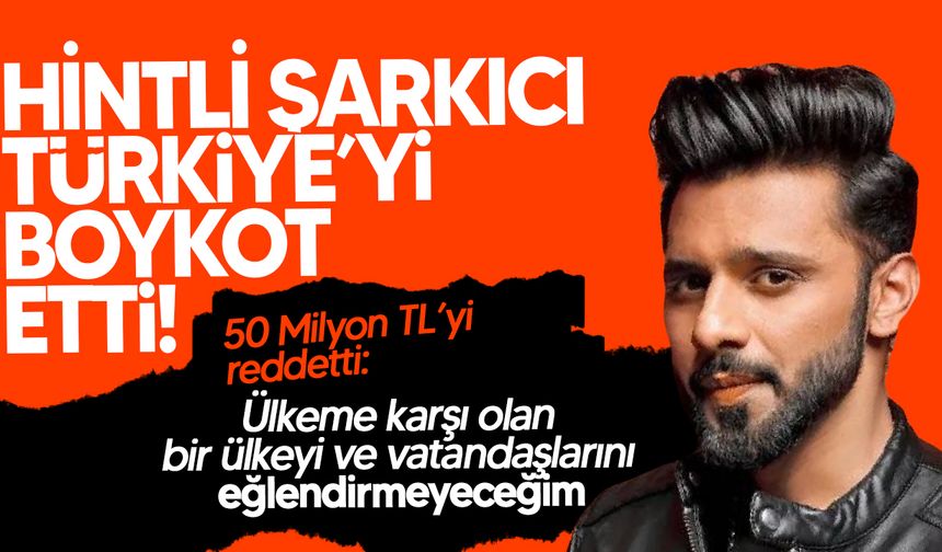 Hintli şarkıcı 50 Milyon TL'lik düğünü, Türkiye'yi boykot ederek reddetti!