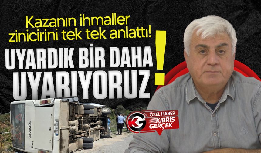 Makine Mühendisleri Oda Başkanı Yarkıner, Yenierenköy’deki kazayı değerlendirdi!