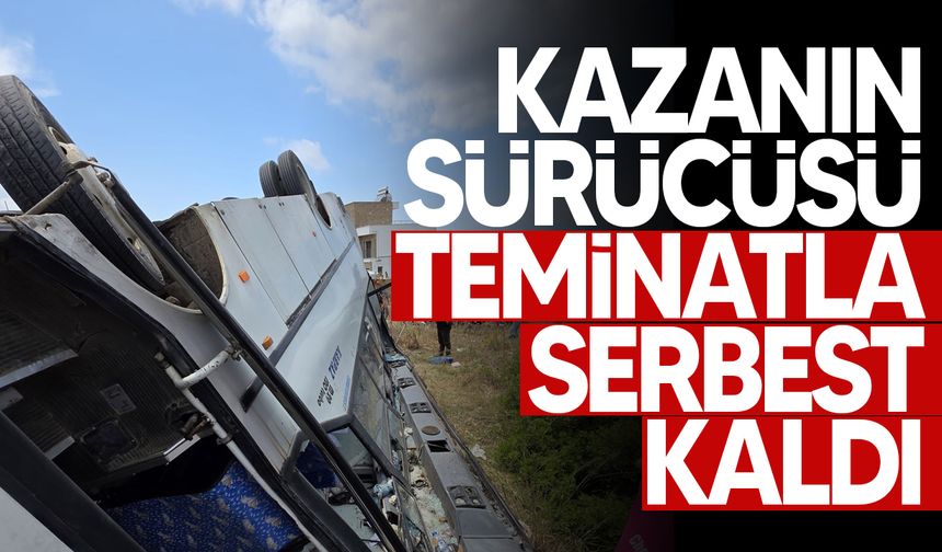 Yenierenköy’deki kazada okul otobüsü sürücüsü teminatla serbest kaldı