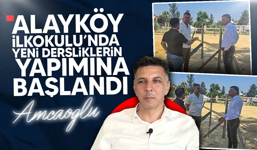 Alayköy İlkokulu’na dört yeni derslik yapılıyor