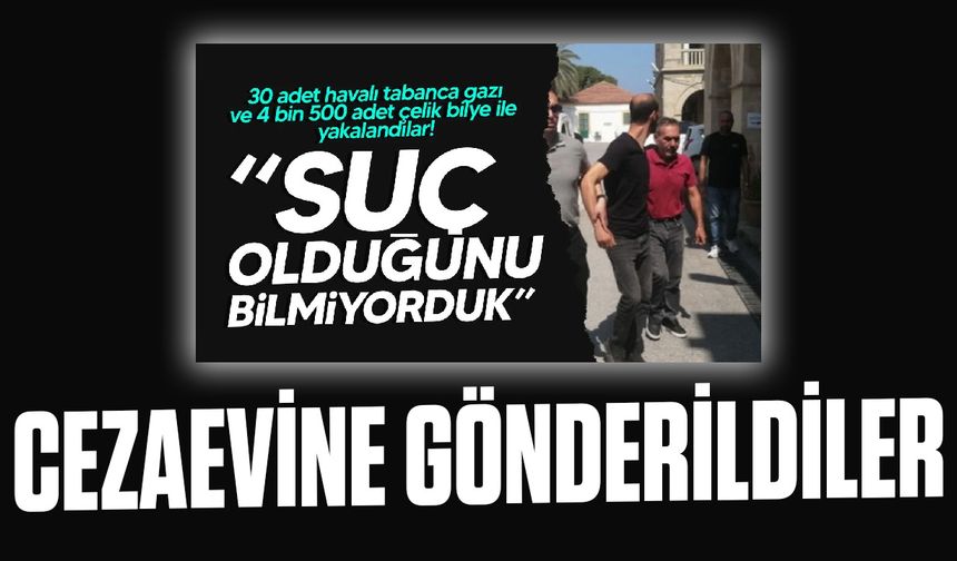 Havalı tabanca gazı ve bilyeleri ile yakalanan iki kişi yeniden mahkemeye çıkarıldı!