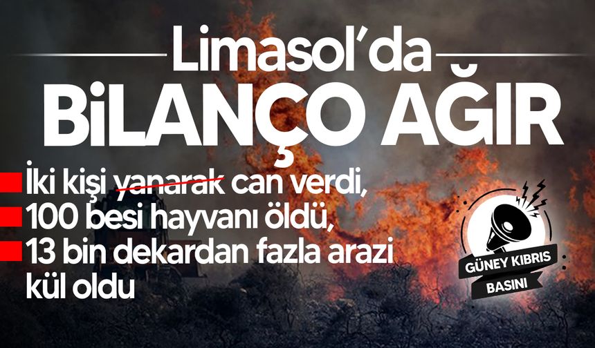 Limasol Yangını Bilançosu Açıklandı!