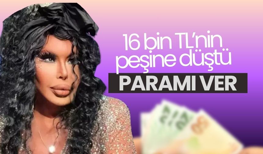 Diva sosyal medyadan borcunu istedi